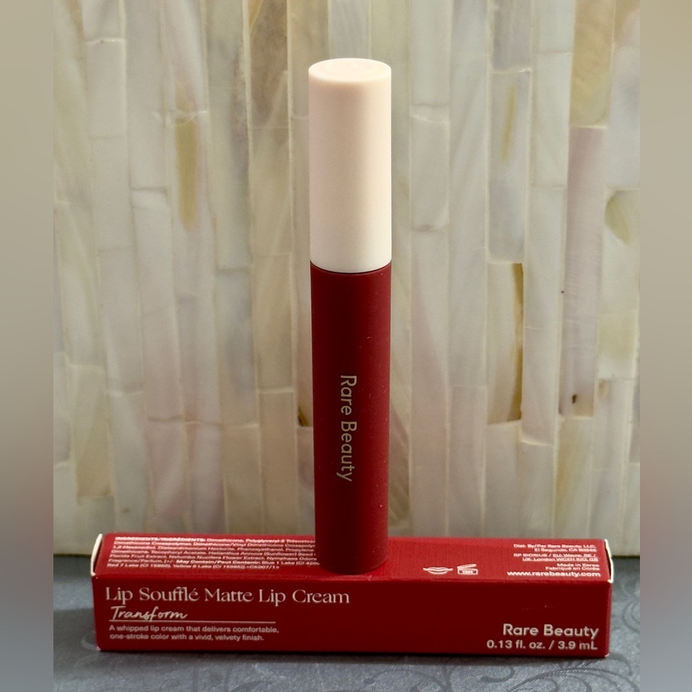 Rare Beauty Lip Soufflé Matte Cream Lipstick in Shade Transform
